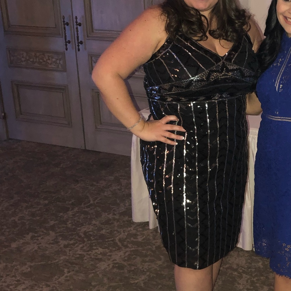 Express sequined dress